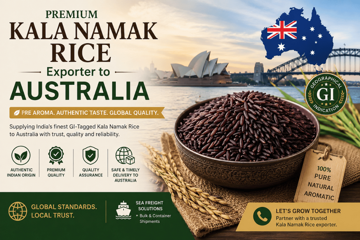 Kala Namak Rice Exporter to Australia