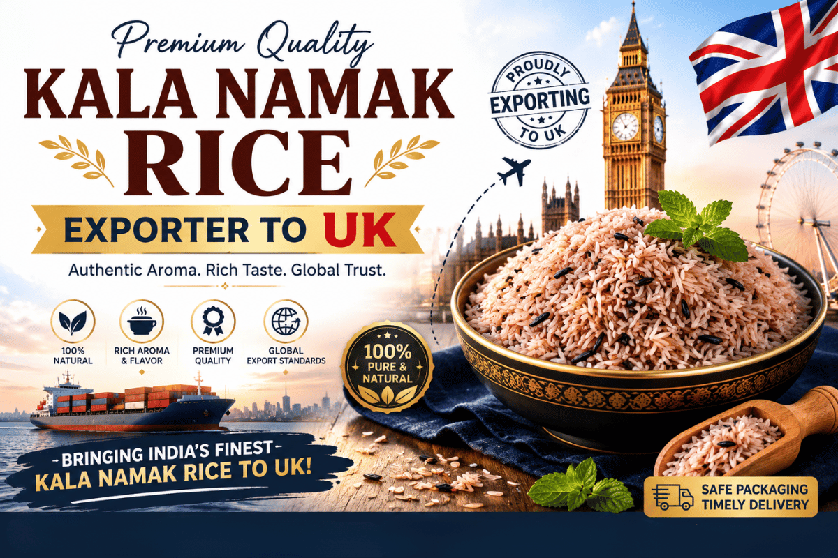 Kala Namak Rice Exporter to UK